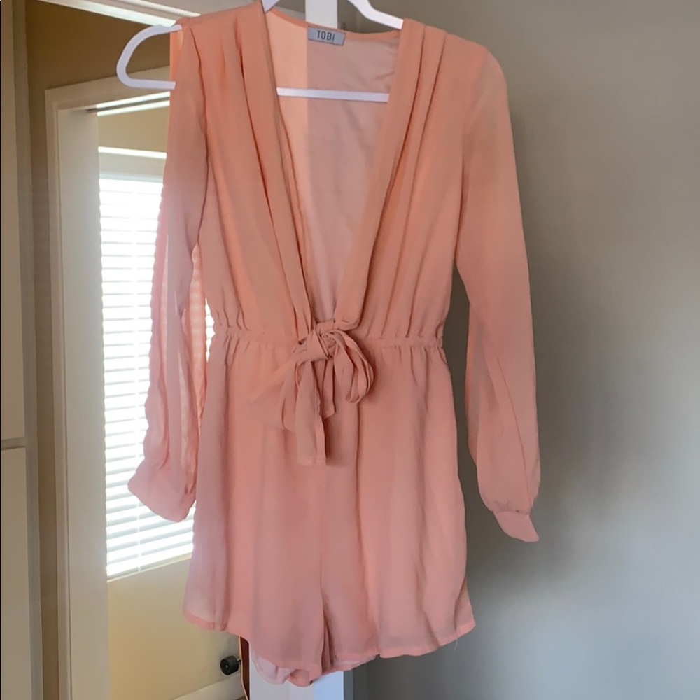 TOBI pink romper